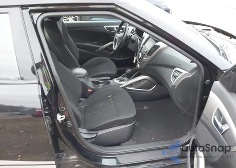 2017 Hyundai Veloster Value Edition from USA, damaged, VIN KMHTC6AD2HU323412